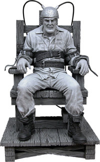 En la recreación de la imagen, la silla eléctrica, acaso una de las más formas más crueles de aplicación de la pena de muerte en EEUU

