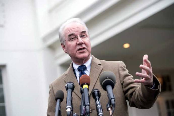 El secretario de Salud de los Estados Unidos, Tom Price