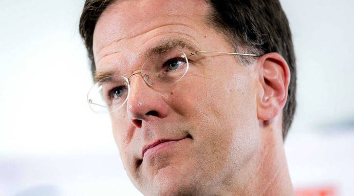 El jefe de Gobierno holandés, Mark Rutte