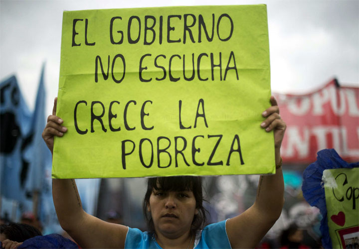 Miles de personas protestaron en contra del gobierno de Mauricio Macri