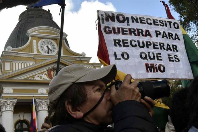 Aumenta tensión entre Chile y Bolivia por demanda marítima