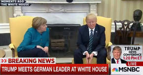 Trump pasa de Merkel y le niega el saludo
