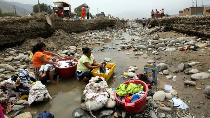 Perú listo para la reconstrucción tras inundaciones y falta de agua potable