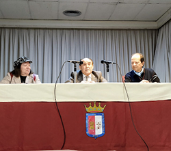 Octavio Uña. Recital poético en el Aula de las Letras dirigida por Ana Ortega