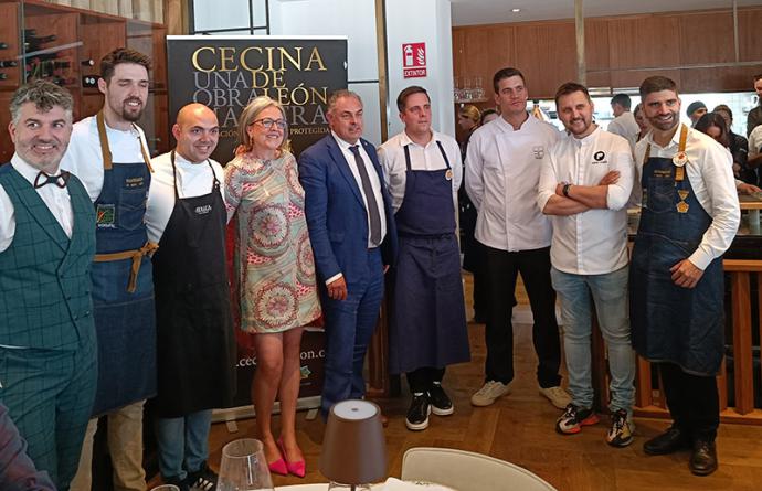 Cinco chefs con Estrella Michelín promocionaron en Santander la IGP Cecina de León