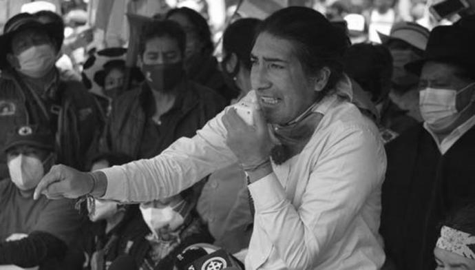 El candidato presidencial ecuatoriano por el movimiento Pachakutik, Yaku Pérez 