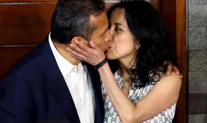 Expresidente Ollanta Humala y su esposa salen de prisión en Perú