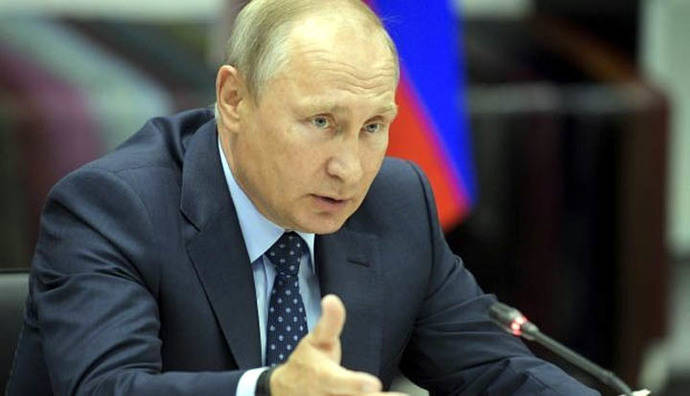 Vladimir Putin presidente de Rusia