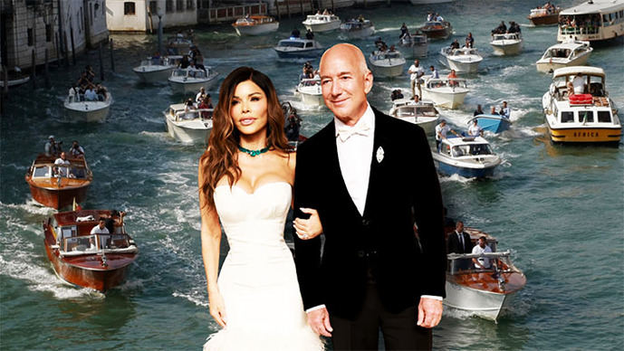 La boda de Jeff Bezos y Lauren Sánchez costó 50 millones de dólares...