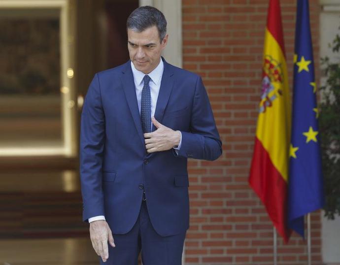 El presidente del Gobierno en funciones, Pedro Sánchez