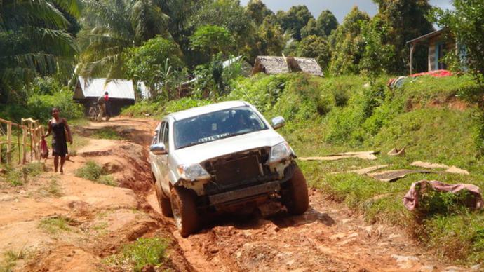 Las casi intransitables carreteras de Madagascar