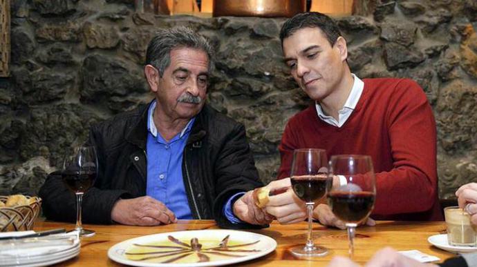 Pedro Sánchez y Miguel Ángel Revilla
