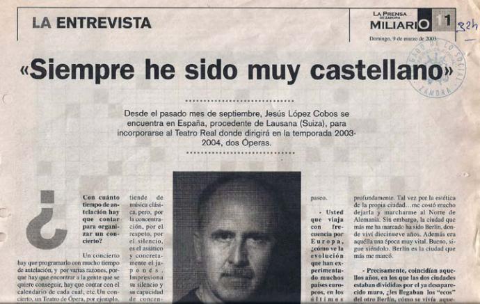 Mi homenaje al maestro Jesús López Cobos