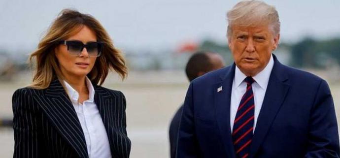 Trump y su esposa contagiados de Covid-19