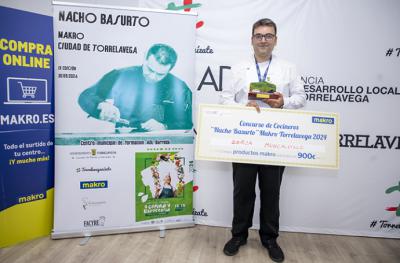 Borja Moncalvillo gana el Concurso de Cocineros “Nacho Basurto - Ciudad de Torrelavega”.