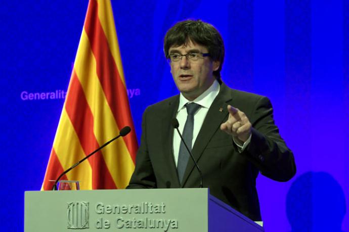 Carles Puigdemont, ex presidente de la Generalitat catalana