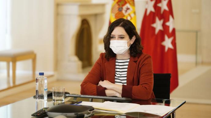 La presidenta de la Comunidad de Madrid, Isabel Díaz Ayuso. (Comunidad de Madrid). 