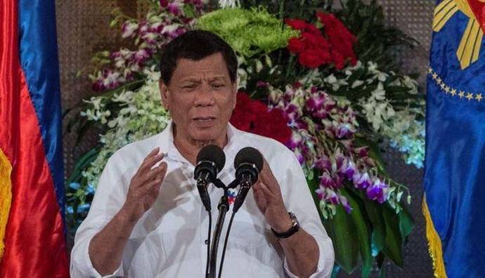 El presidente de Filipinas, Rodrigo Duterte