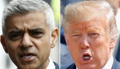 El alcalde de Londres Sadiq Khan dice que Donald Trump es una amenaza global. 