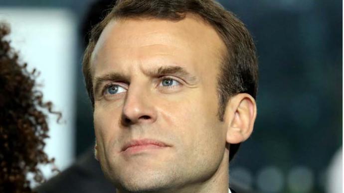 El presidente francés, Emmanuel Macron