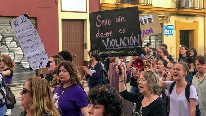 Manifestación contra “La Manada…”