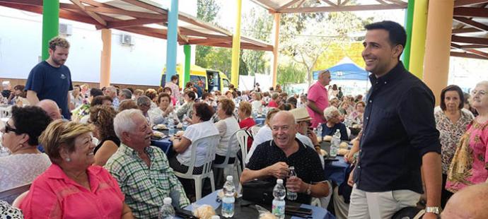 Cerca de 400 mayores de 11 municipios de la provincia participan en el primer encuentro comarcal
