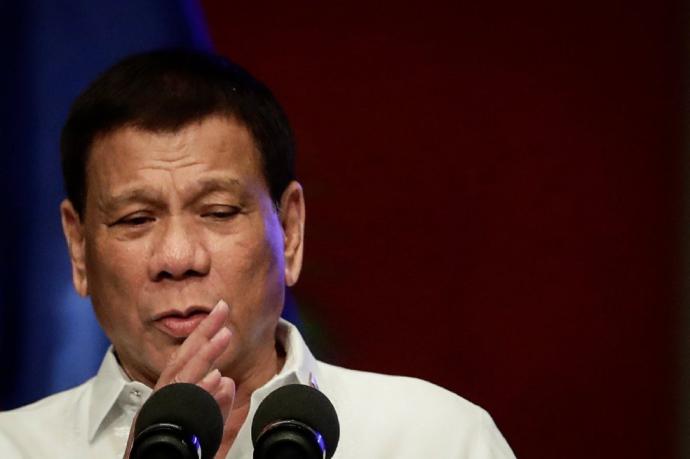 Rodrigo Duterte, presidente de Filipinas...