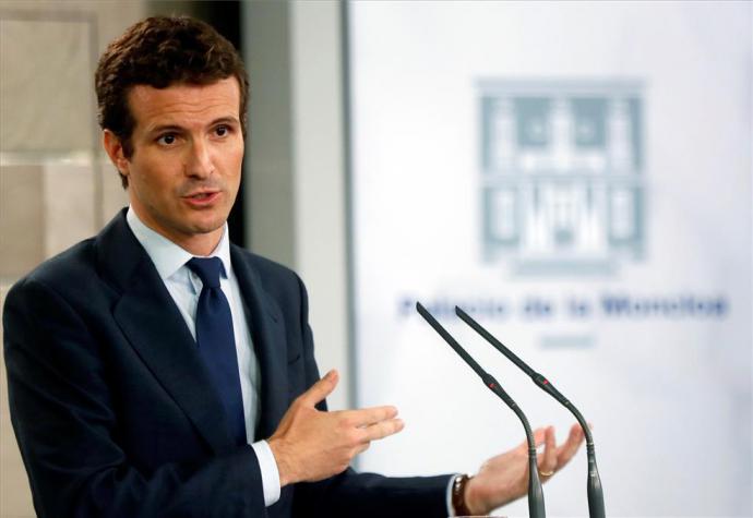 Pablo Casado, líder del PP