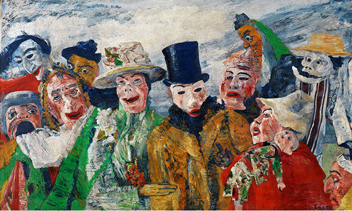 ©James Ensor, The Intrigue, Collection KMSKA