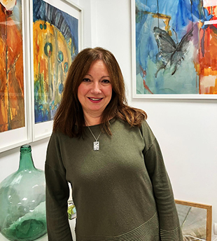 Teresa Jimeno, pintora y docente, inaugura nuevo estudio/taller en Aluche