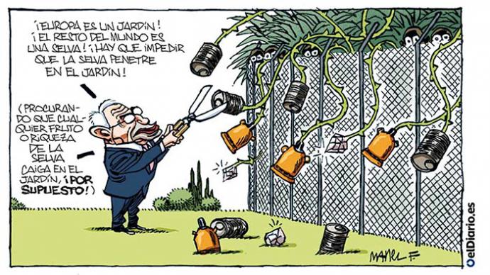 Ilustración 1 Caricatura de Borell | elDiario.es (2022)