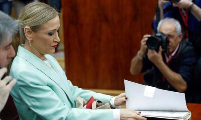 Cristina Cifuentes, presidenta de la Comunidad de Madrid