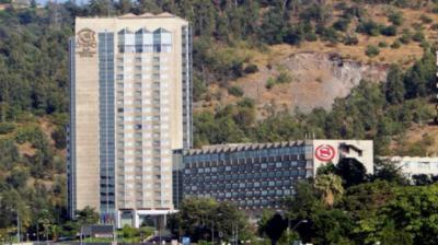 Hotel Sheraton en Santiago de Chile (imagen de archivo)