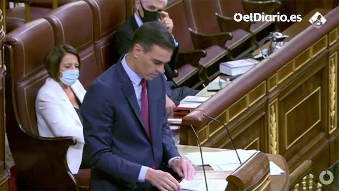 Pedro Sánchez, presidente del Gobierno (captura de pantalla)