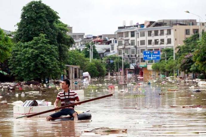 Lluvias torrenciales dejan al menos 42 muertos y 21 desaparecidos en China