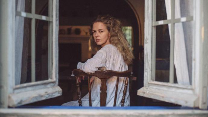 Christina Rosenvinge como Karen Blixen en la película de María Pérez Sanz  