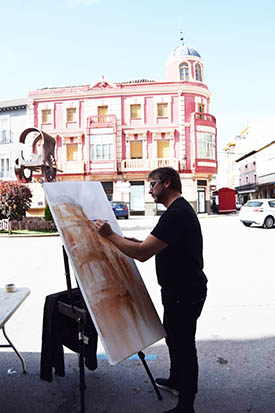 Celebrado con bastante éxito el V Certamen Nacional de Pintura Rápida MásCastillaLaMancha