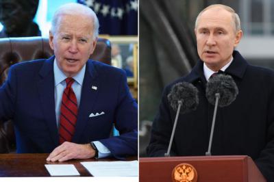 Joe Biden y Vladimir Putin