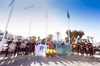 Marbella, municipio líder en España en certificación con las Banderas “Q” de Calidad y “S” de Sostenibilidad Turísticas en sus playas
