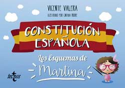 “Constitución Española. Los esquemas de Martina”, libro de Vicente Valera, editado por Cinthia Moure