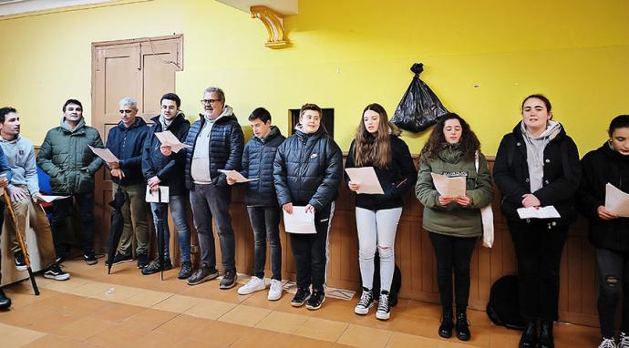 Se volvieron a cantar las tradicionales marzas