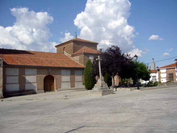 Una vista general de Crespos, provincia de  Ávila