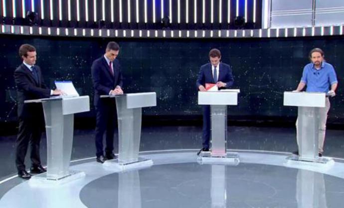 El debate que no fue: los candidatos se 'olvidaron' de la ciencia, el aborto, el colectivo LGTBI o los servicios sociales