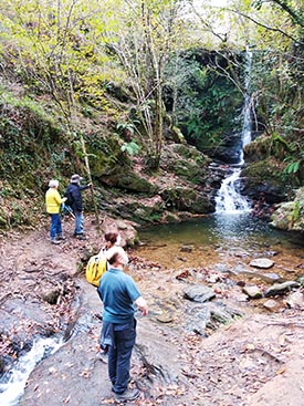 Las Cascadas de Lamiña, importante atractivo turístico del valle de Cabuérniga