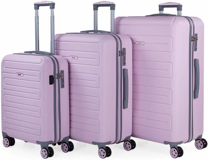 La moderna maleta con ruedas, ideales para los viajes en avión...