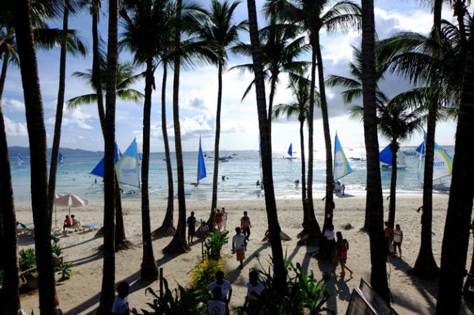 En 2017 la isla Boracay tuvo dos millones de visitantes. 