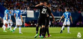 Con gol de James Rodríguez, el Real Madrid vence 4-2 al Leganés