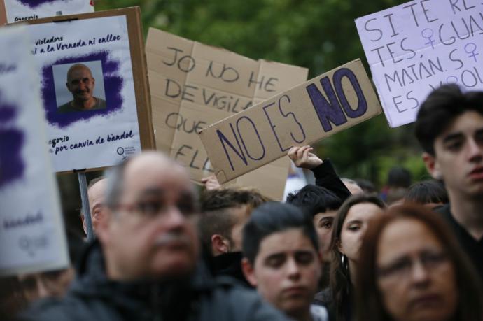 La condena en contra de "La Manada" causó gran rechazo en ampñlios sectores de la opinión pública española.