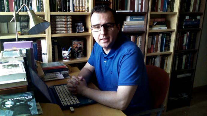 Alberto Martínez, autor del libro de relatos “Un ciervo en la carretera”