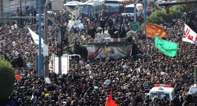 Irán: Multitudinario adiós al general Soleimani en las calles de la ciudad de Ahvaz
